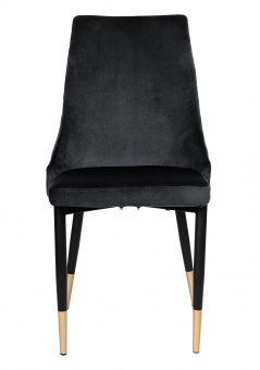 Krzesło Velvet Vermont czarne