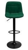 Krzesło obrotowe Belfast ciemnozielone velvet