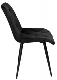 Krzesło tapicerowane Montreal czarne 