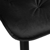 Krzesło tapicerowane Montreal czarne 