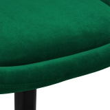 Krzesło obrotowe Paterson ciemnozielone Velvet
