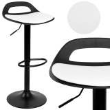 Krzesło obrotowe Devon czarno-biały