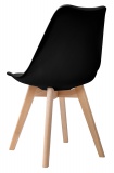 Krzesło skandynawskie Jukka DSW czarne