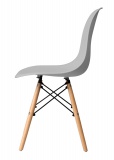 Komplet 4 krzeseł skandynawskich Iris DSW szare