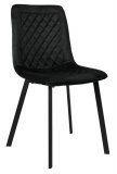 Krzesło tapicerowane Curtis czarne