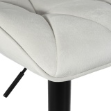 Krzesło obrotowe Grappo Black beżowe Velvet