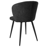 Krzesło tapicerowane KROSBY Czarne