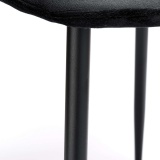 Krzesło Velvet Dover czarne
