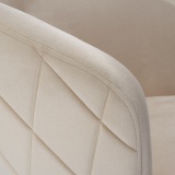 Krzesło tapicerowane Hampton Velvet beżowe