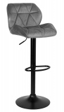Krzesło obrotowe Grappo Black grafitowe Velvet