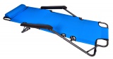 Fotel Leżak plażowy LEON niebieski
